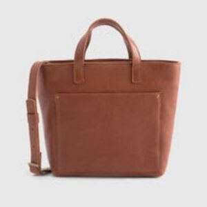 Quince Leather Mini Crossbody Tote